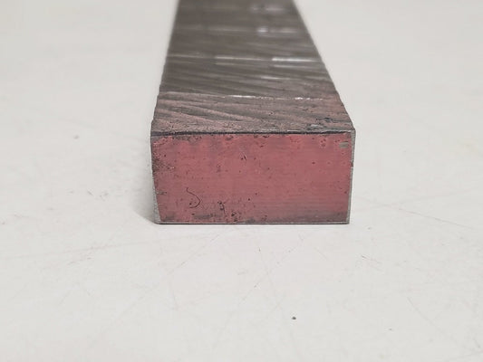 4140 Steel 1/2" x 1", 12" long bar, Heat Treated, Blacksmithing, Forging