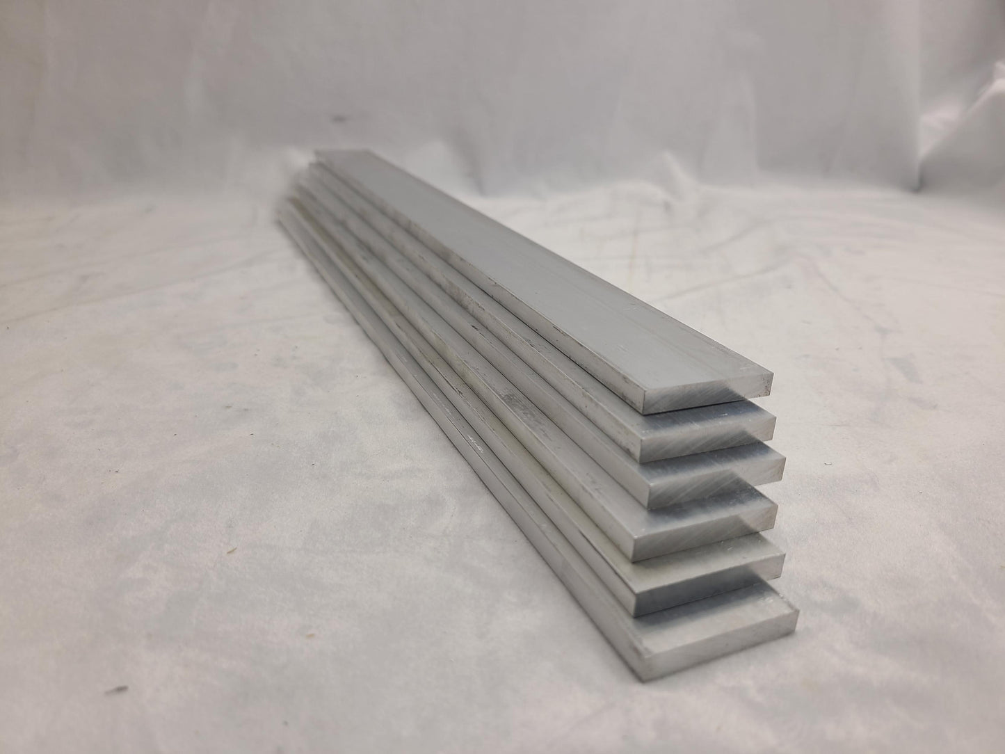 6061 Aluminum Flat Bar, 1/4" x 1-1/2" x 17" long, Solid Stock, Plate, 6 pack