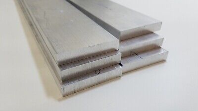 6061 Aluminum Flat Bar, 3/8" x 2" x 12" long, Solid Stock, Plate, Machining, 2pk