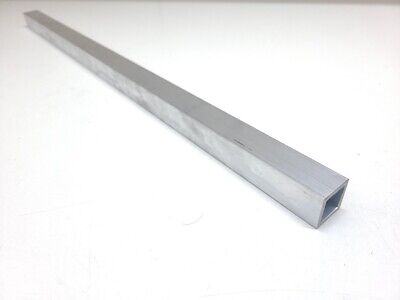 6063 Aluminum Tube 1" Square, 1/8" Walls, 24" long, T52, Hollow