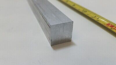 6061 Aluminum Square Bar, 3/4" Square x 12" long, Solid Stock, T6511, 2 pack