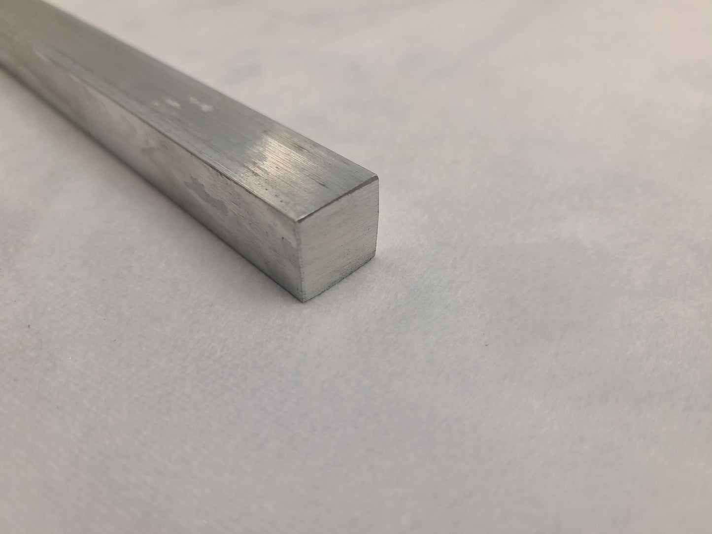 6061 Aluminum Square Bar, 5/8" Square x 36" Long, Solid Stock, T6511