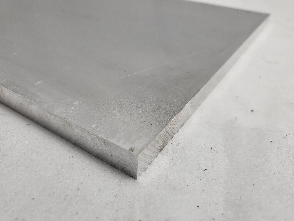 6061 Aluminum Plate, 1/2" x 12" x 24" Long, Solid Stock, Machining, T651