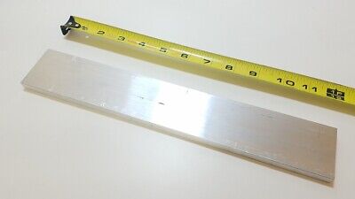 6061 Aluminum Flat Bar, 1/2" x 2" x 12" long, Solid Stock, Plate, Machining