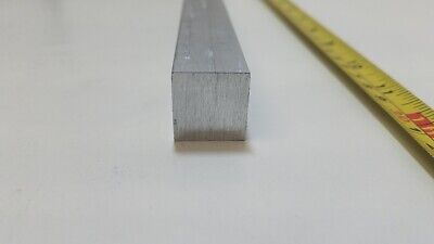 6061 Aluminum Square Bar, 3/4" Square x 12" long, Solid Stock, T6511, 2 pack