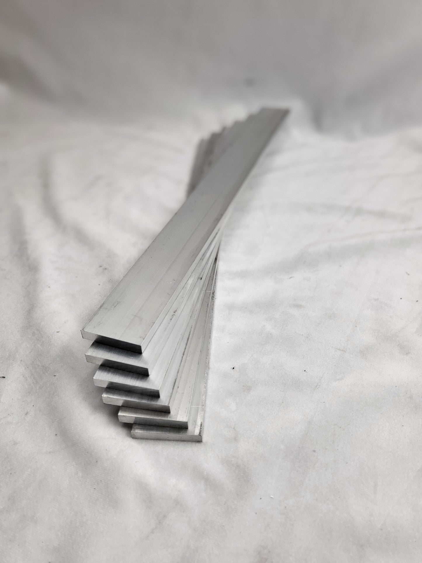 6061 Aluminum Flat Bar, 1/4" x 1-1/2" x 17" long, Solid Stock, Plate, 6 pack