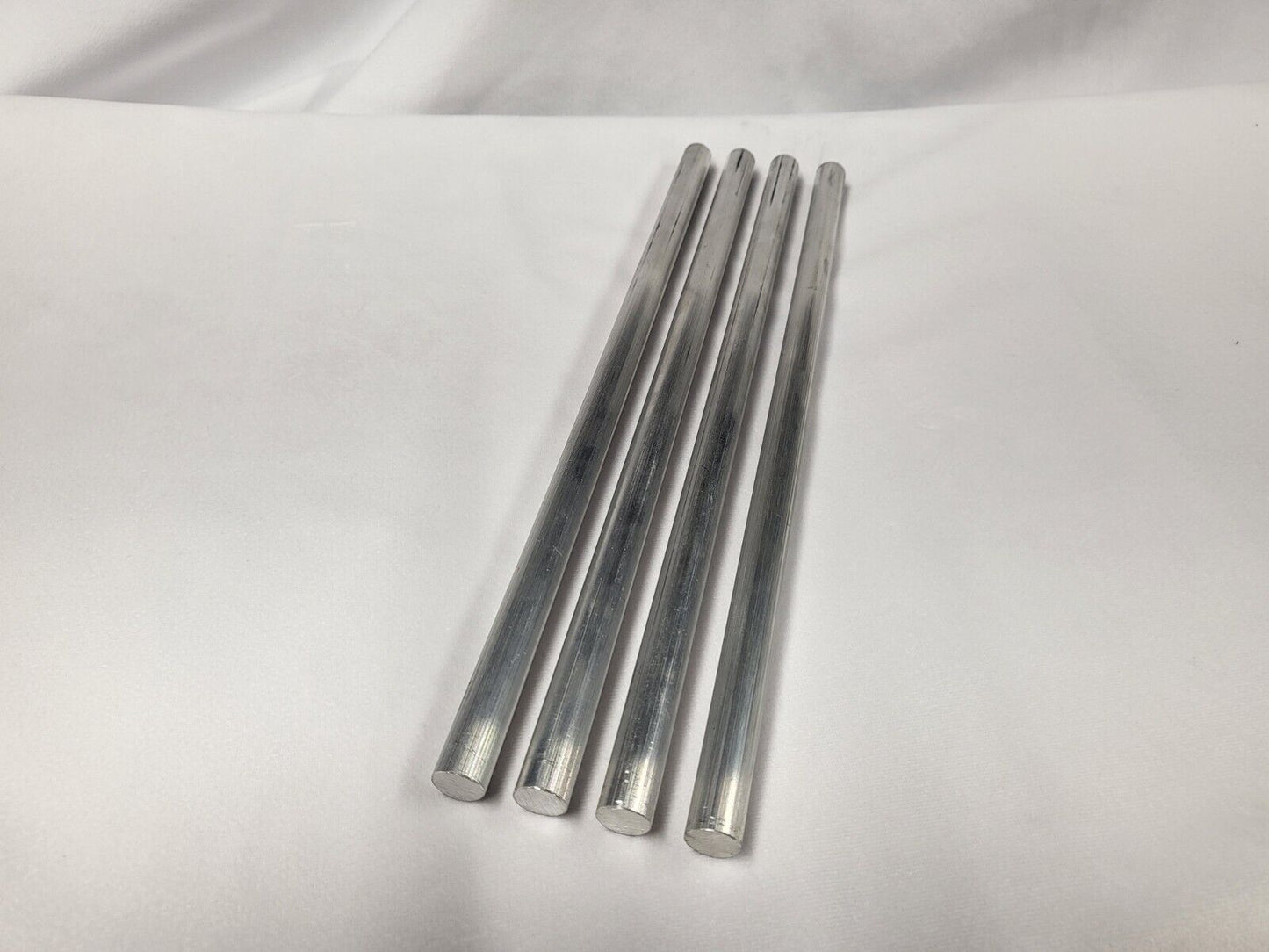 6061 Aluminum Round Bar, 1/2" Round, 12" long, Lathe, Solid, T6511, 4 pk