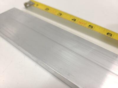 6061 Aluminum Flat Bar, 3/8" x 2" x 10" long, Solid Stock, Plate, Machining, 2pk