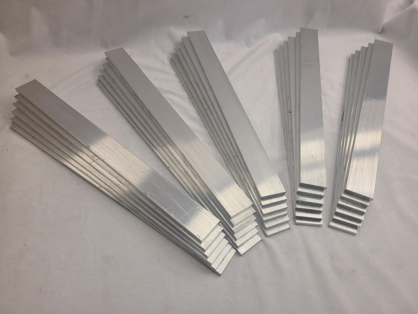 6061 Aluminum Flat Bar, 1/4" x 1-1/2" x 17" long, Solid Stock, Plate, 30pk, T6511