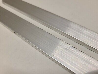 6061 Aluminum Flat Bar, 1/4" x 1" x 12" long, Solid Stock, 4 pack