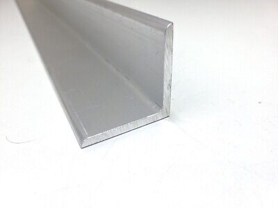 6061 Aluminum Angle, 2" x 2" x 10", 3/16" Thick Walls, Solid Stock, Bracket, T6511