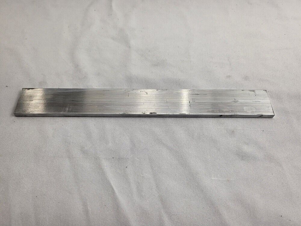 6061 Aluminum Flat Bar, 1/4" x 1-1/2" x 12" long, Solid Stock, Plate, machining