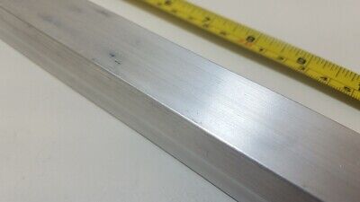 6061 Aluminum Square Bar, 1" Square x 12" long, Solid Stock, T6511