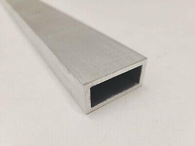 6063 Aluminum Tube 3/4" x 1-1/2" Rectangle, 1/8" Walls, 24" long, T52, Hollow