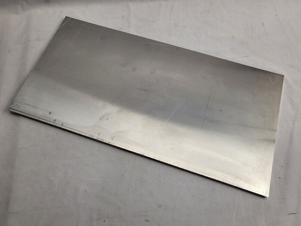 6061 Aluminum Plate, 1/2" x 12" x 24" Long, Solid Stock, Machining, T651